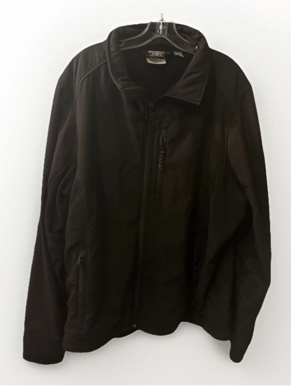 Black Diamond Men's Black Insulated Fleece Lined Jacket Full Zip Gorpcore - Picture 2 of 4